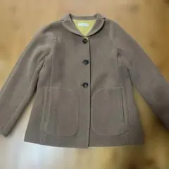 Golden Bear ブラウン (ベージュ)ウールコートM