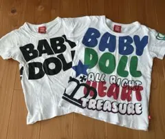 BABY DOLL Tシャツ 2枚セット　100