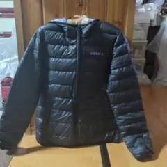 adidasNEOレディースL フード付きライトダウンジャケット