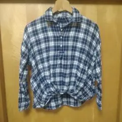 ♥美品♥アースミュージックアンドエコロジー♥チェック柄ブラウス【F】