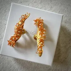 mame kurogouchi ピアス Glass Swirl Earrings - clear - Mame Kurogouchi