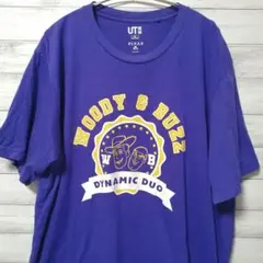 ユニクロ　海外　Tシャツ　XL　PIXAR　トイ・ストーリー　USA古着