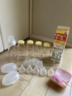 Pigeon 哺乳瓶セット 240ml:１本 200ml:４本 100ml:２本