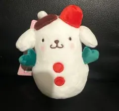 サンリオ　プリン　クリスマス　マスコット　キーホルダー