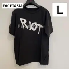 RIOTライオット FACETASM ファセッタズム 半袖 Ｔシャツ ブラック