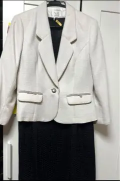 美品/ フォーマルドレス 箱なし　ドット　卒業　入園　式典　祝辞　クリーニング済