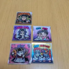 鬼滅の刃　ビックリマンシール(コラボ) 5枚セット