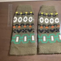 ハンドメイド 幾何学模様 アームカバー