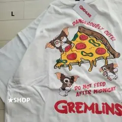 グレムリン ギズモ ピザ 半袖 tシャツ L