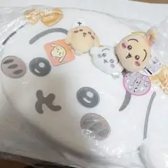 ちいかわうさぎ 低反発クッション＆安全ピン付きマスコット＆ミニがま口＆マスコット