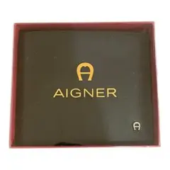 新品未使用 AIGNER 二つ折り財布 ドイツ ラグジュアリー
