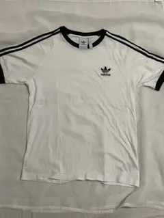 adidas 3ストライプ Tシャツ Mサイズ ホワイト