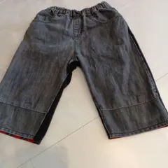 コムサイズム　デニムハーフパンツ　130センチ