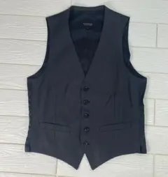 BURBERRY BLACK LABEL グレー ストライプ ジレ ベスト - メルカリ