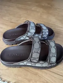 COACH ダブルストラップサンダル 9