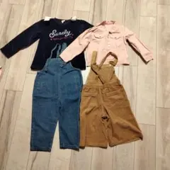 オーバーオール セーターなど4点