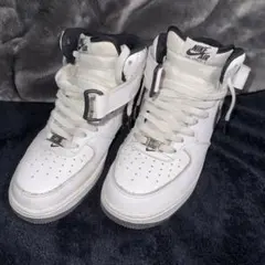 NIKE Air Force 1 ハイカット スニーカー ホワイト/ブラック