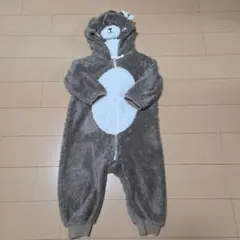 H&M クマデザインロンパース 74