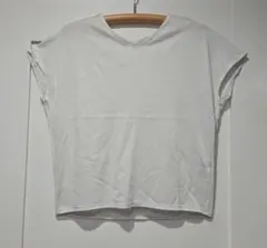 LAUTREAMONT ホワイト クルーネック カットソー