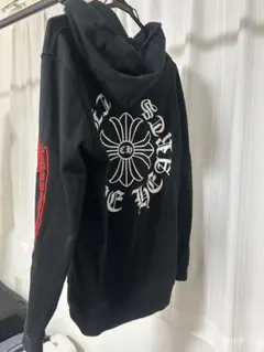 N級品CHROME HEARTS バッククロス パーカー ブラックのサムネイル