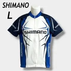 SHIMANO メンズ 半袖サイクルウェア L フルジップ (S21)☆のサムネイル