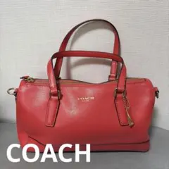COACH コーチ　サフィアーノ ミニ サッチェル 2WAY ショルダーバッグ