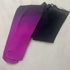 グラデーションタイツ（紫から黒）