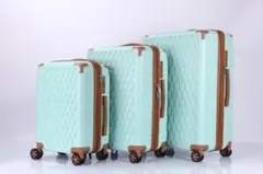 軽量Lサイズ　静音8輪　キャリーバッグ　スーツケース　キャリーケース ミント