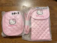 ハローキティ当りくじ ピンクキルトシリーズ 2個セット