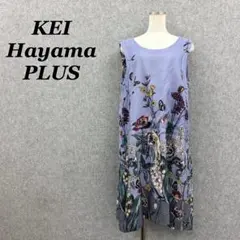 訳あり KEI Hayama PLUS 花柄ノースリーブワンピース 3 日本製のサムネイル
