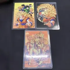 【レア】ドラゴンボール ラミネート カード ラミカ ラミカード 3枚セット