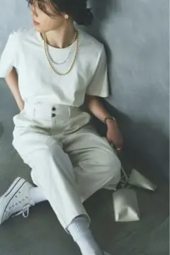 新品タグ付未開封✳︎グローバルワークKARENさんコラボ　大人Tクルーネック