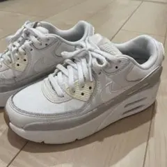 Nike エアマックス ホワイト　オフホワイト　厚底　90 LV8