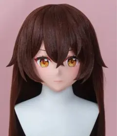 プロセカ 花里みのり kigurumi 全頭マスク オレンジ髪 ブルーアイ 現品