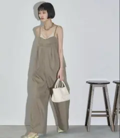 THE YOn コルセットデザインキャミサロペット