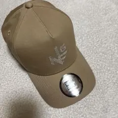 ニューエラ　ゴルフ　シルバーストーン　ロゴ　ベージュ　フリー　未使用