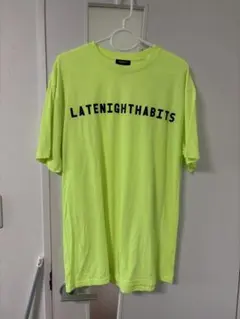 美品‼️ FOREVER 21 ロゴTシャツ ネオンイエロー S