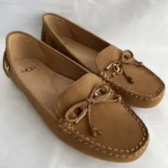 UGG アグ ローファー デッキシューズ モカシン ブラウン 24㎝
