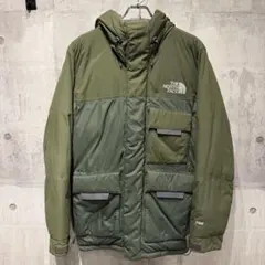 THE NORTH FACE 700フィル ダウンジャケット オリーブ フード付