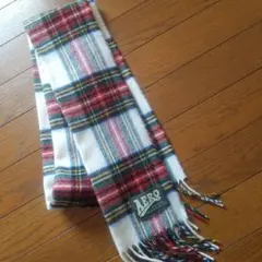 AERO LEATHER チェック柄マフラー