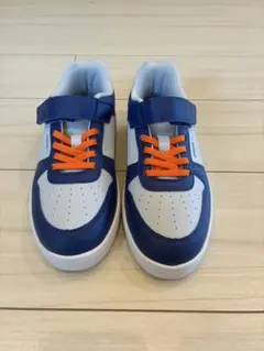 PUMA キッズスニーカー ブルー オレンジ