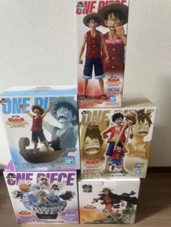 ワンピース 一番くじ モンキー・D・ルフィ フィギュア 5種セット