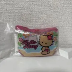 サンリオキャラクターズ プールバッグ風ミニポーチ2 ハローキティ　日焼け