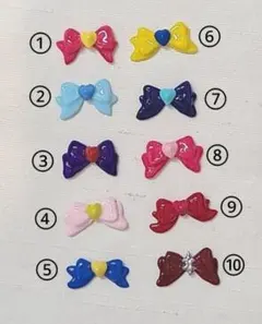 セーラームーン風ネイルパーツ