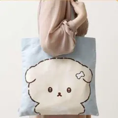 ☆サンリオ いしよわちゃん 可愛い犬のキャラクター トートバッグ サブバ 大きめのサムネイル