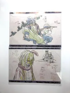 鬼滅の刃　ダイニング　お楽しみくじ　ポストカード　不死川実弥　伊黒小芭内