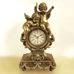 ☆新品/未使用☆ クラシカルエンジェルクロック〈ゴールド〉のサムネイル