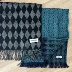 renoma RAIKA ウールマフラー 2本セット
