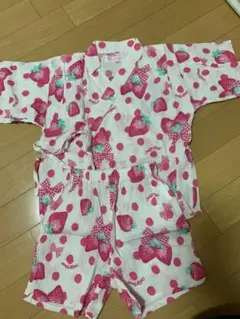 メゾピアノ　甚平　110 イチゴ