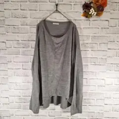 a.v.v standard 　ニット　カットソー　L　 グレー